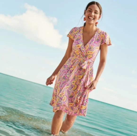 Boden | Dresses | Boden Evangeline Jersey Wrap Dress | Poshmark